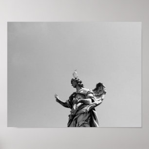 Póster Foto simple y moderna de la gaviota sobre la estat