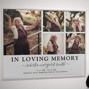 Póster Foto Tributo En Memoria Amorosa