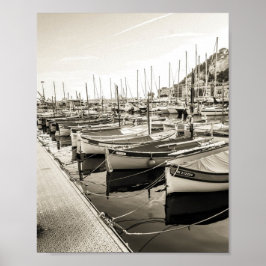 Póster Foto vintage de Nice port
