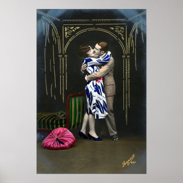 Póster Foto vintage Valentine (Frente)