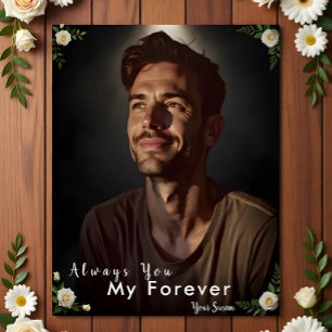 Póster Foto y nombre personalizados   Regalo personalizad