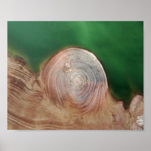 Póster Fotografía abstracta con drone   Paisaje aéreo