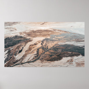 PÓSTER FOTOGRAFÍA AÉREA DE LA MONTAÑA ROCK