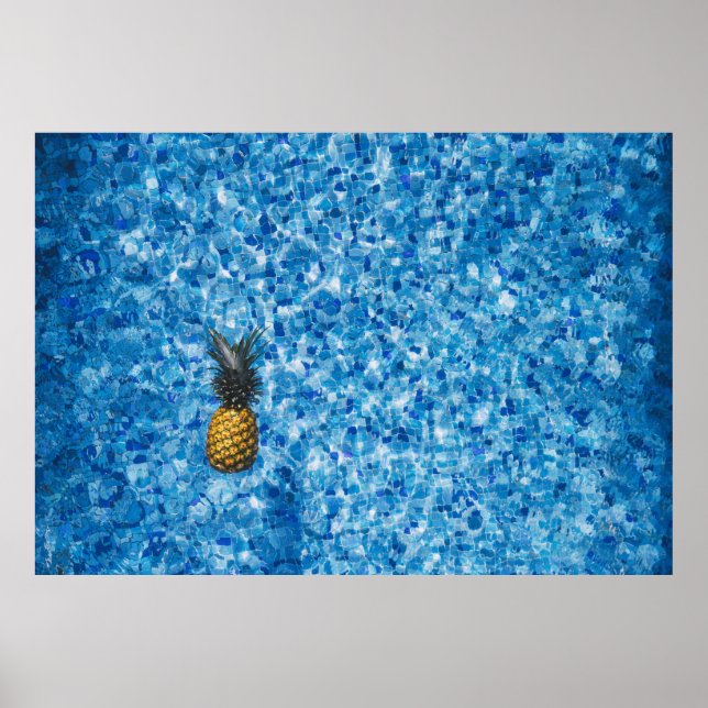 Póster Fotografía aérea de la piña en cuerpo de wa (Frente)