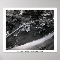 Fotografía aérea del castillo de Trim, Meath Irela
