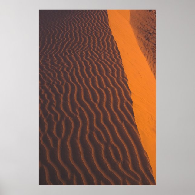 Póster Fotografía aérea del desierto (Frente)