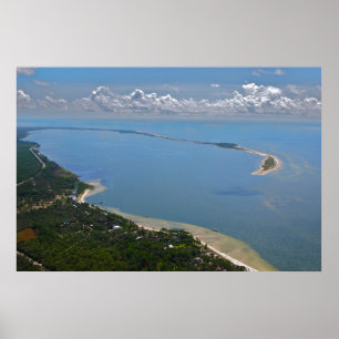 Póster Fotografía aérea del punto del cocodrilo, la