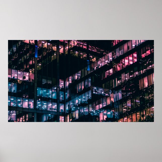 PÓSTER FOTOGRAFÍA ARQUITECTURAL DE LA CONSTRUCCIÓN CON LA (Frente)