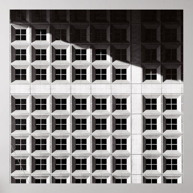 PÓSTER FOTOGRAFÍA ARQUITECTURAL DEL EDIFICIO BLANCO (Frente)