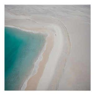 Póster Fotografía Beach Sand Beige Neutral Blue