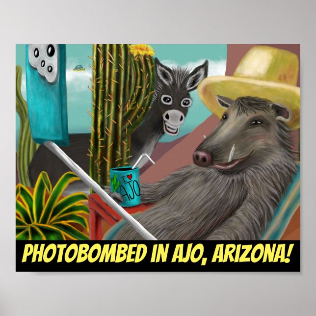 Póster Fotografía de Ajo Arizona, tarjeta postal de Arizo (Frente)