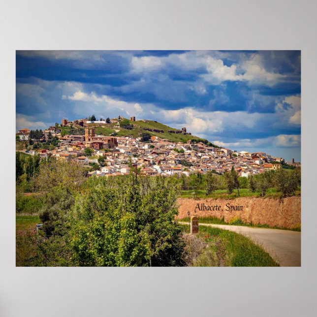 Póster Fotografía de Albacete, España, paisaje urbano, (Frente)
