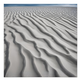 Póster Fotografía de arena estética en la playa Neutral