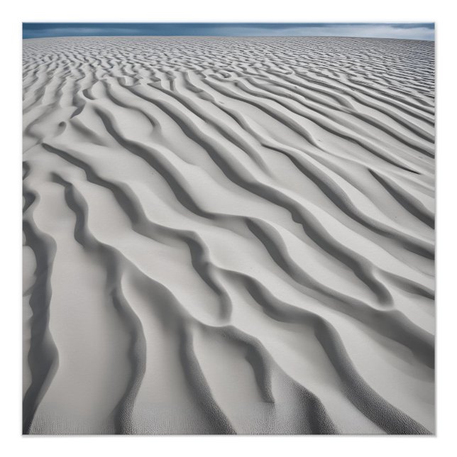 Póster Fotografía de arena estética en la playa Neutral (Anverso)