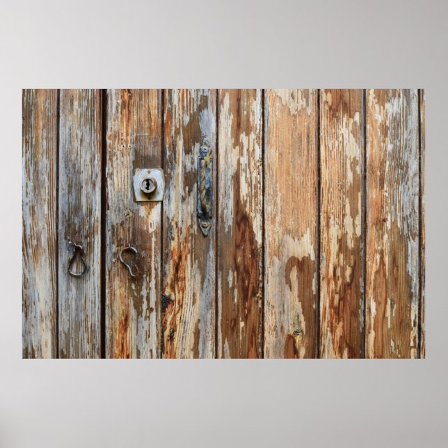 Póster Fotografía de armario de madera marrón (Frente)