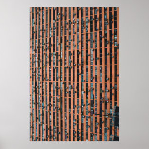 Póster Fotografía de bajo ángulo de la construcción