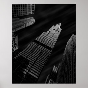 PÓSTER FOTOGRAFÍA DE BAJO ÁNGULO DE LA CONSTRUCCIÓN DE CO