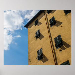 PÓSTER FOTOGRAFÍA DE BAJO ÁNGULO DE LA VENTANA DE ENCENDI
