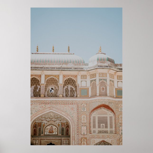 PÓSTER FOTOGRAFÍA DE CIERRE DE LA PLANTA DE CACTUS VERDE (Frente)