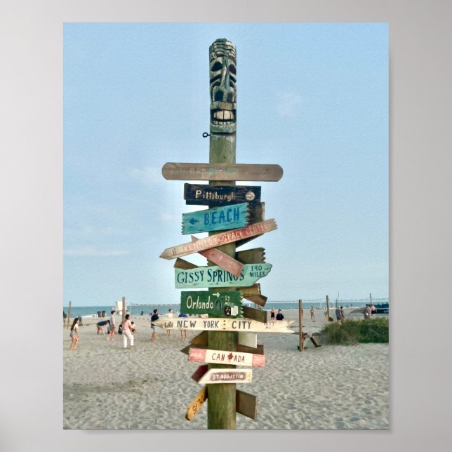 Póster Fotografía de Cocoa Beach Pier (Frente)