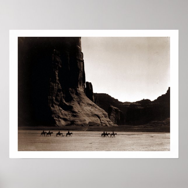 Póster Fotografía de época del Poster Canyon de Chelly (Frente)