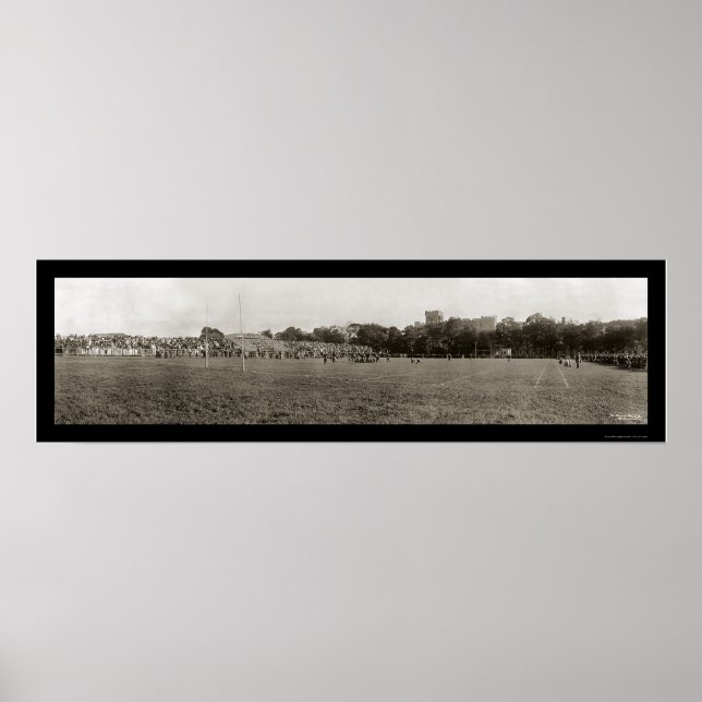 Póster Fotografía de Fútbol de West Point 1909 (Frente)