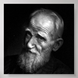 Póster Fotografía de Karsh de George Bernard Shaw (1943)