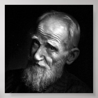 Póster Fotografía de Karsh de George Bernard Shaw (1943)