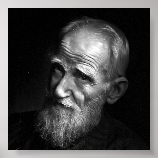 Póster Fotografía de Karsh de George Bernard Shaw (1943) (Frente)