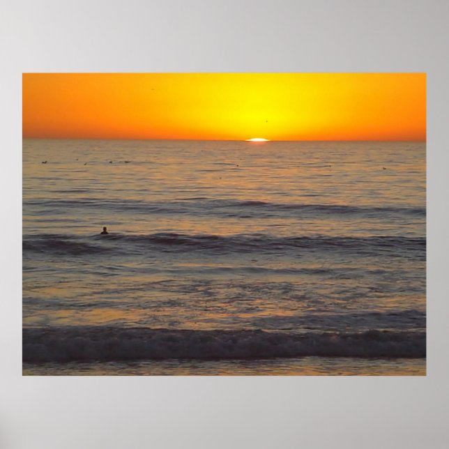 Póster Fotografía de Ken Gage de California Sunset (Frente)
