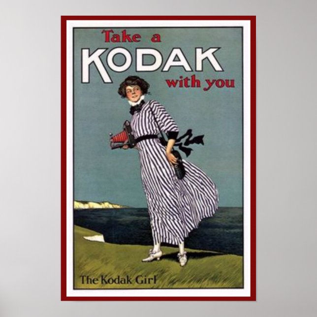 Póster Fotografía de Kodak Vintage (Frente)