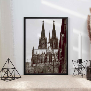 Póster Fotografía de la Catedral de Kölner Dom/Colonia