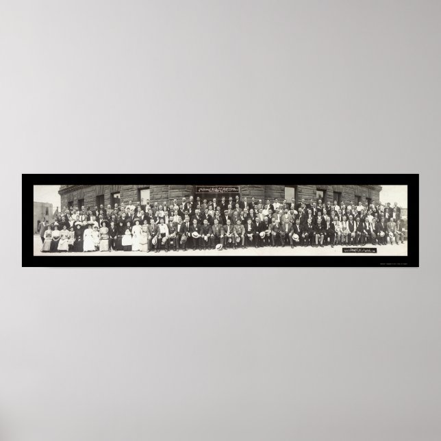 Póster Fotografía de la Hermandad de los Equipos 1910 (Frente)