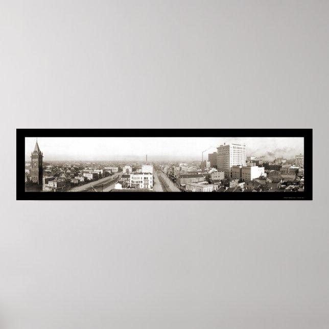 Póster Fotografía de la Línea de Esquina de Nueva Orleans (Frente)