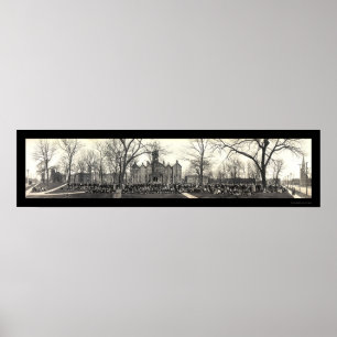 Póster Fotografía de la Universidad Chapel Drake, 1911