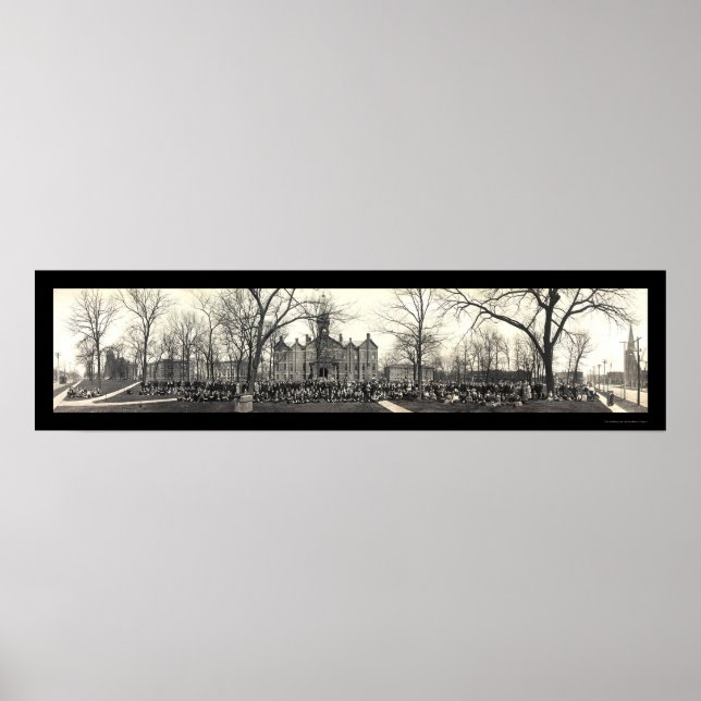 Póster Fotografía de la Universidad Chapel Drake, 1911 (Frente)