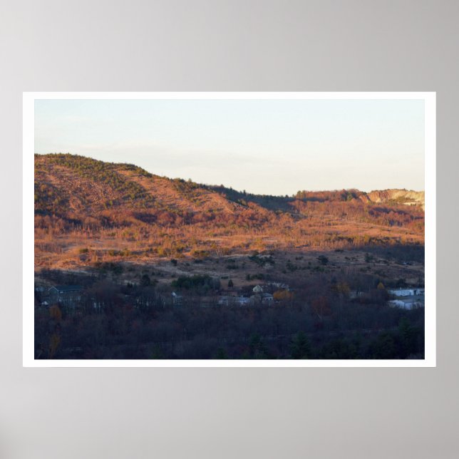 Póster Fotografía de las Montañas Pocono (Frente)