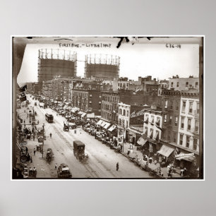 Póster Fotografía de Little Italy NYC (1908)