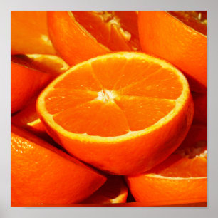Póster Fotografía de los naranjas