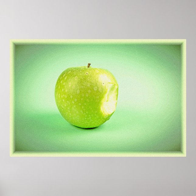 Póster Fotografía de "Manzana Verde". ¡Hazte con una en Z (Frente)
