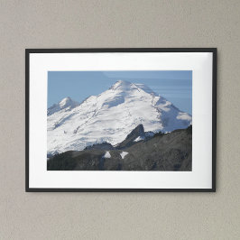 Póster Fotografía de Mount Baker nevado