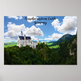 Póster Fotografía de Neuschwanstein Castle Bavaria German