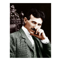 Fotografía de Nikola Tesla a los 40 años