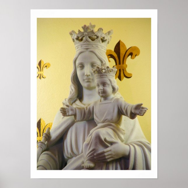 Póster Fotografía de Nuestra Señora Ayuda a los Cristiano (Frente)