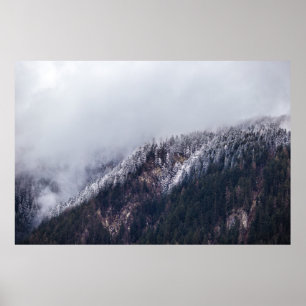PÓSTER FOTOGRAFÍA DE PAISAJE DE MONTAÑA