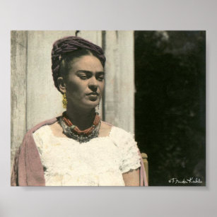 Póster Fotografía de Rubor de Frida Kahlo