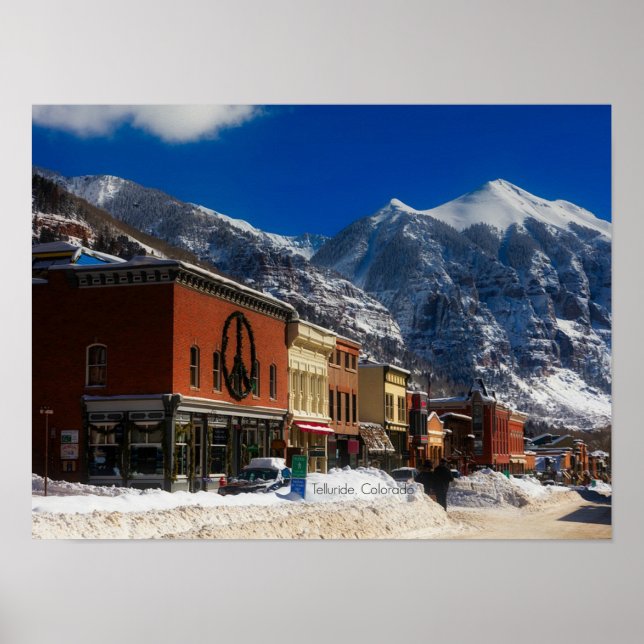 Póster Fotografía de Telluride, Colorado (Frente)