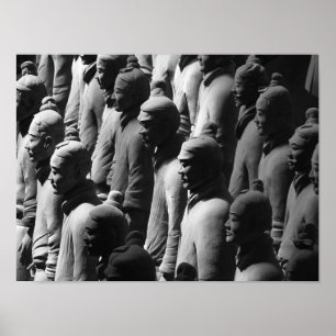 Póster Fotografía de Terracotta Warriors Xian China