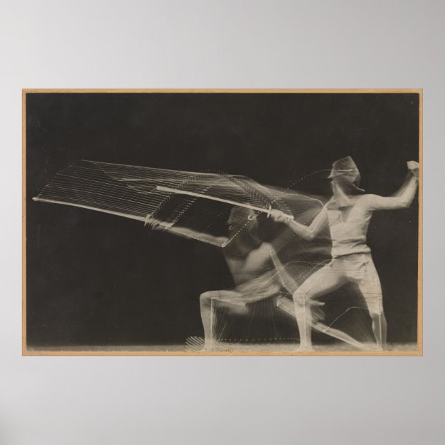 Póster Fotografía de un esclarecimiento de movimiento vin (Frente)