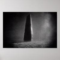 Fotografía de un monolito tomada del paso elevado
